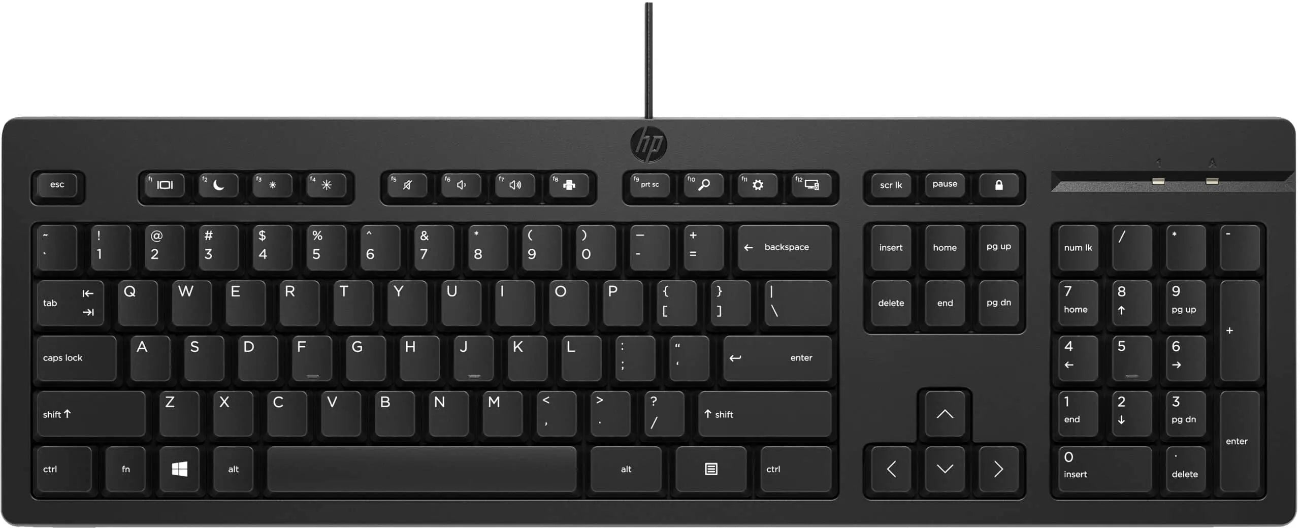 Clavier filaire HP 125 AZERTY (266C9AA) Connecto.ma